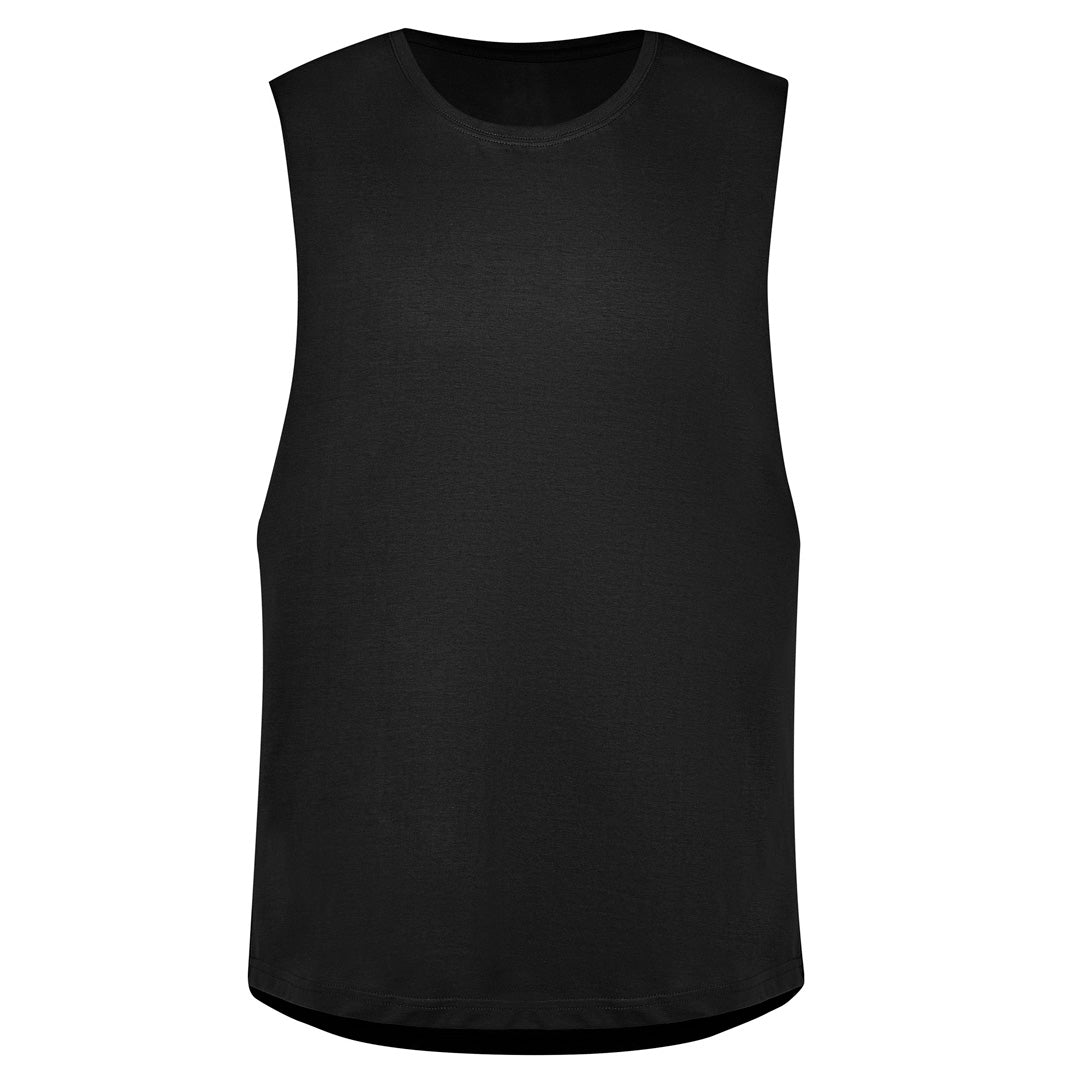 House of Uniforms The Streetworx Sleeveless Tee | Mens Streetworx Black