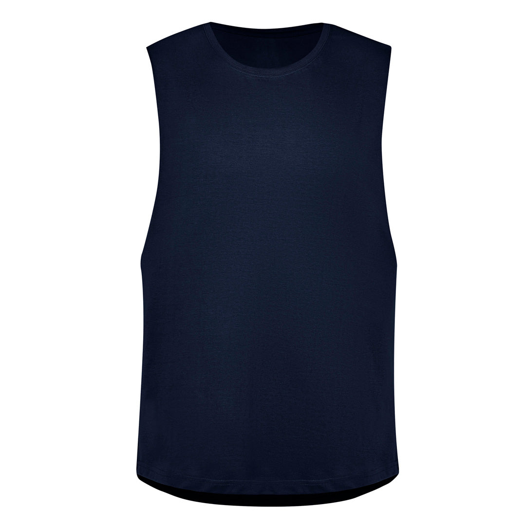 House of Uniforms The Streetworx Sleeveless Tee | Mens Streetworx Navy