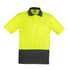 House of Uniforms The Alan Polo | Mens | Short Sleeve Syzmik Yellow/Charcoal