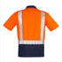 House of Uniforms The Hi Vis Spliced Polo | Shoulder Taped | Short Sleeve Syzmik