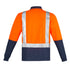 House of Uniforms The Hi Vis Spliced Polo | Shoulder Taped | Long Sleeve Syzmik