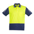 House of Uniforms The Hi Vis Zone Polo | Short Sleeve | Mens Syzmik Yellow/Navy