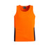 House of Uniforms The Squad Singlet | Unisex Syzmik Orange/Navy