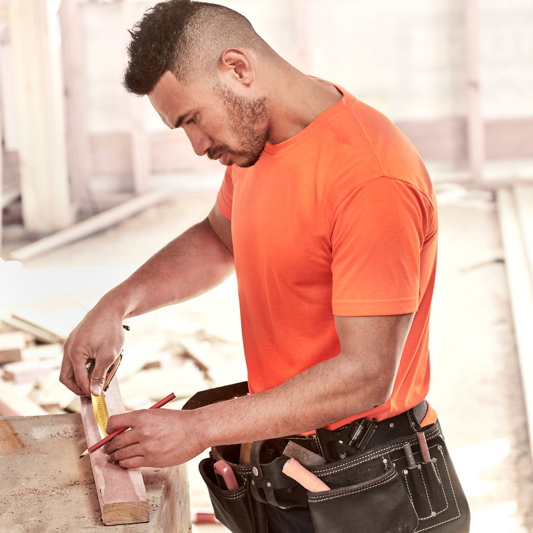 House of Uniforms The Warren Hi Vis Tee | Short Sleeve Syzmik