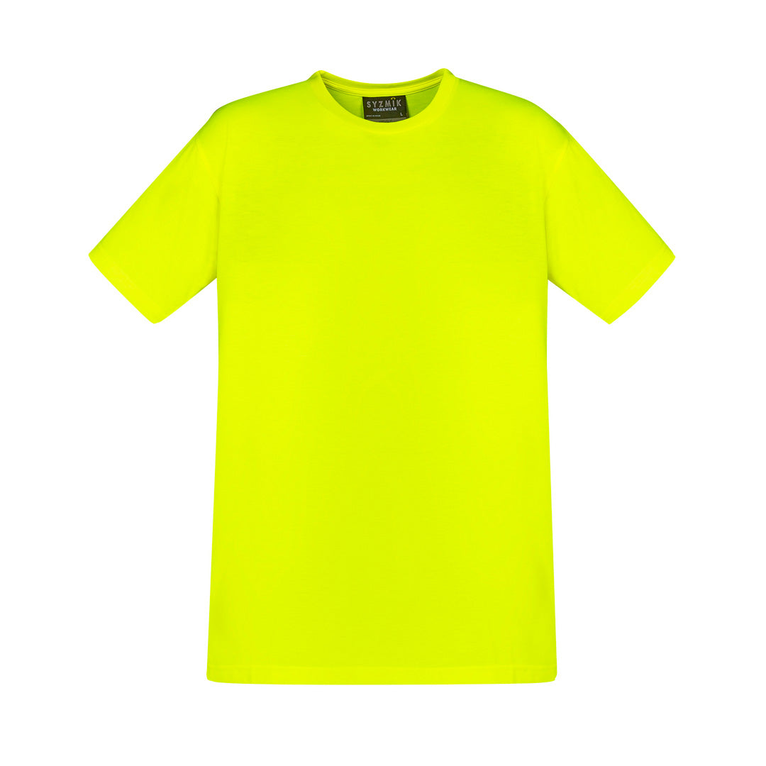 House of Uniforms The Warren Hi Vis Tee | Short Sleeve Syzmik Yellow
