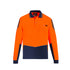 House of Uniforms The Flux Hi Vis Polo | Mens | Long Sleeve Syzmik Orange/Navy
