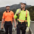 House of Uniforms The Flux Hi Vis Polo | Mens | Long Sleeve Syzmik