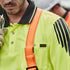 House of Uniforms The Flux Hi Vis Polo | Mens | Long Sleeve Syzmik