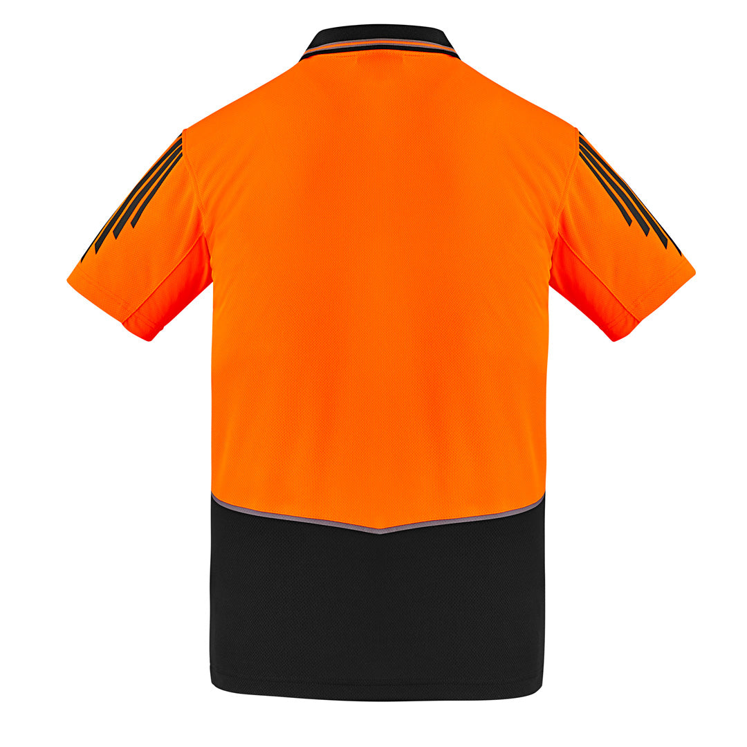 House of Uniforms The Flux Hi Vis Polo | Mens | Short Sleeve Syzmik