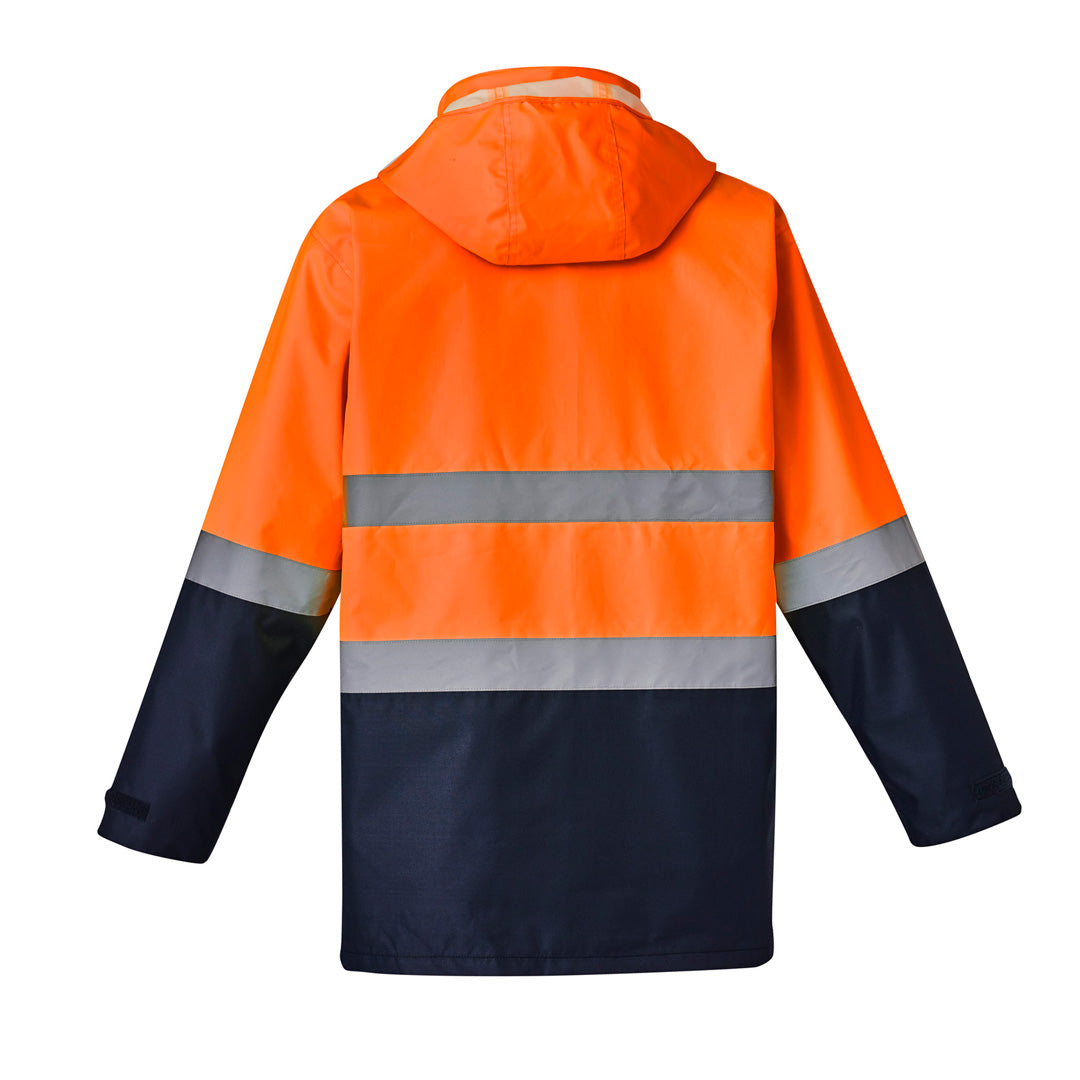 House of Uniforms The Basic Hi Vis 4 in One Taped Jacket | Unisex Syzmik