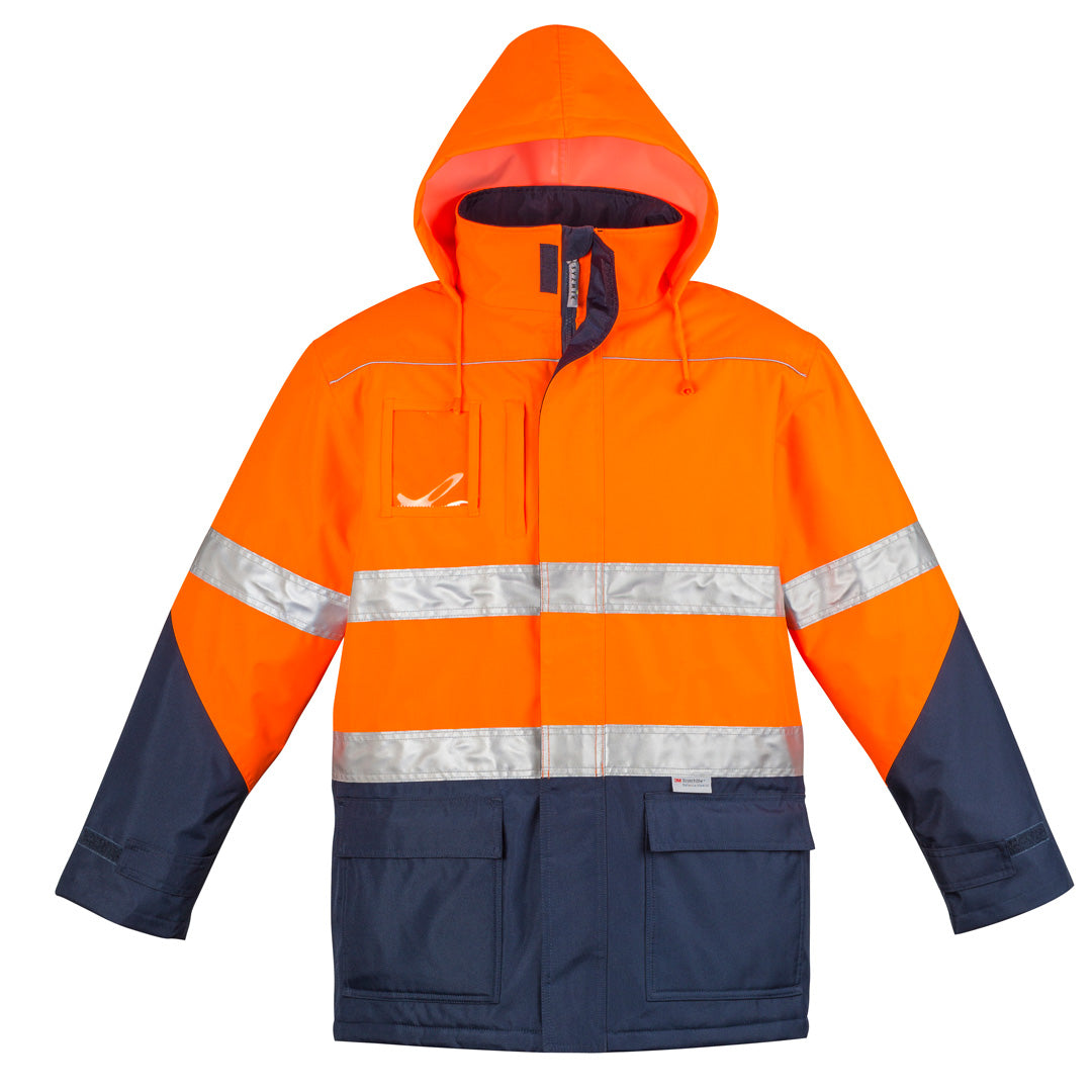 House of Uniforms The Gary Jacket | Mens | Taped Syzmik Orange/Navy
