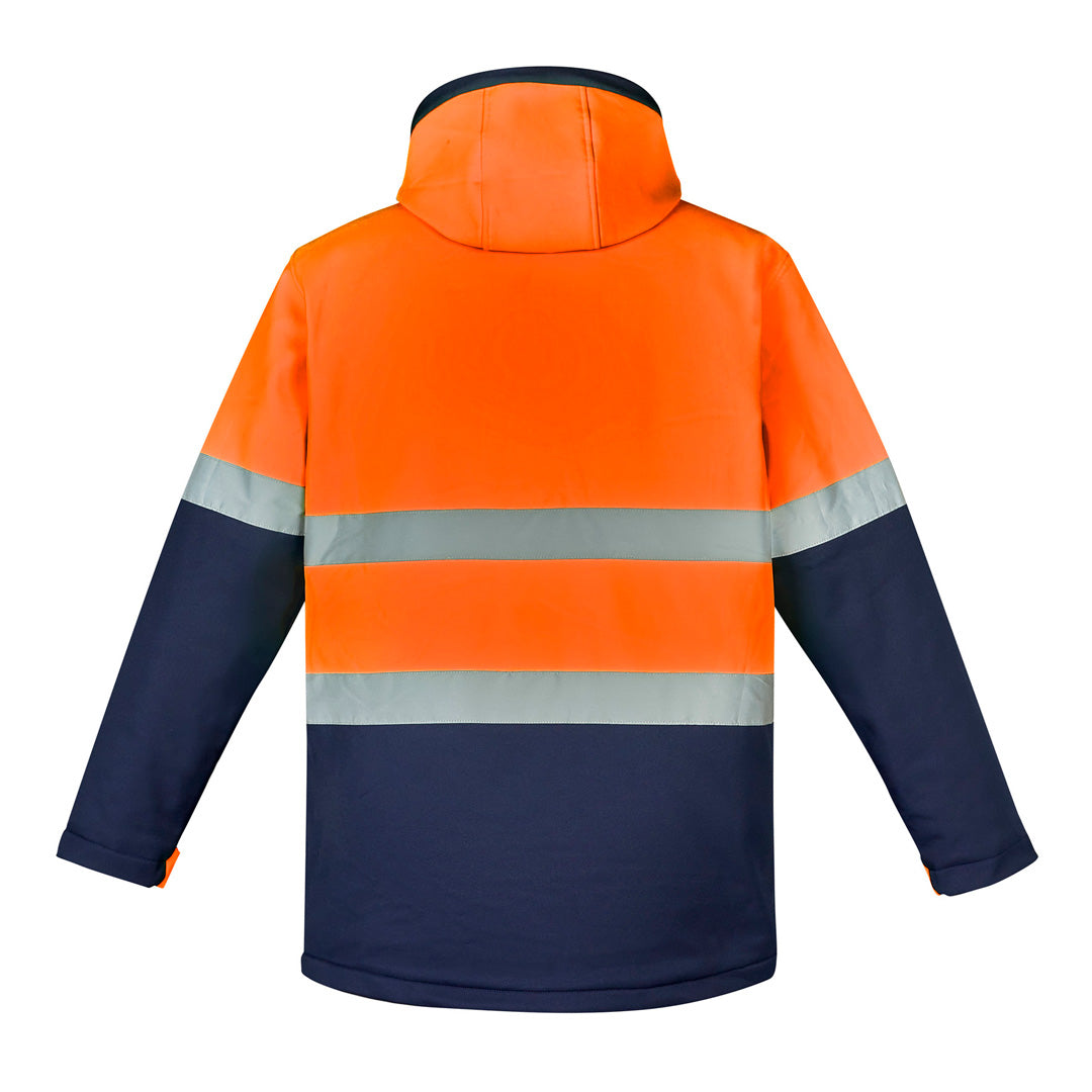House of Uniforms The Hi Vis Antarctic Softshell Taped Jacket | Unisex Syzmik