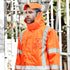 House of Uniforms The Hi Vis X Back Taped 4 in 1 Jacket | Unisex Syzmik