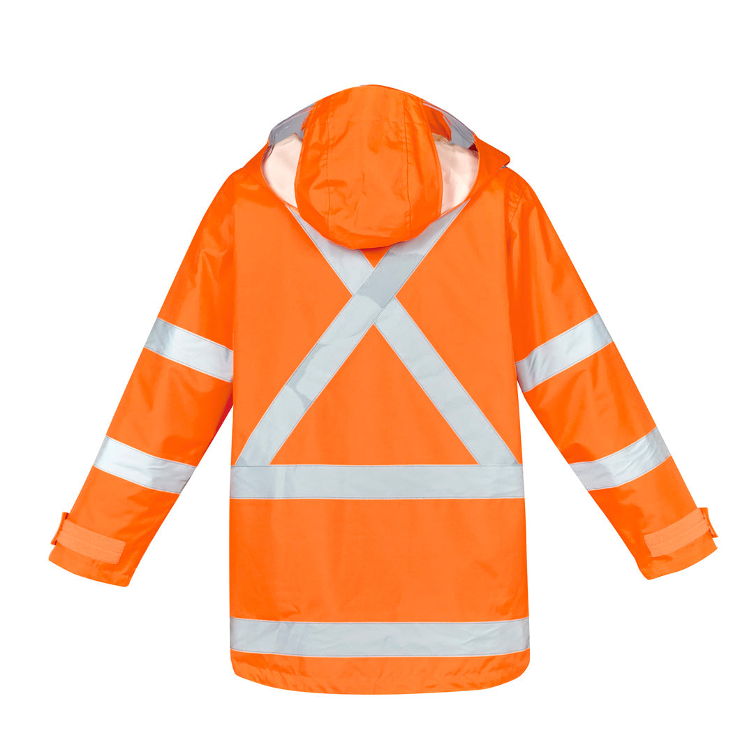 House of Uniforms The Hi Vis X Back Taped 4 in 1 Jacket | Unisex Syzmik