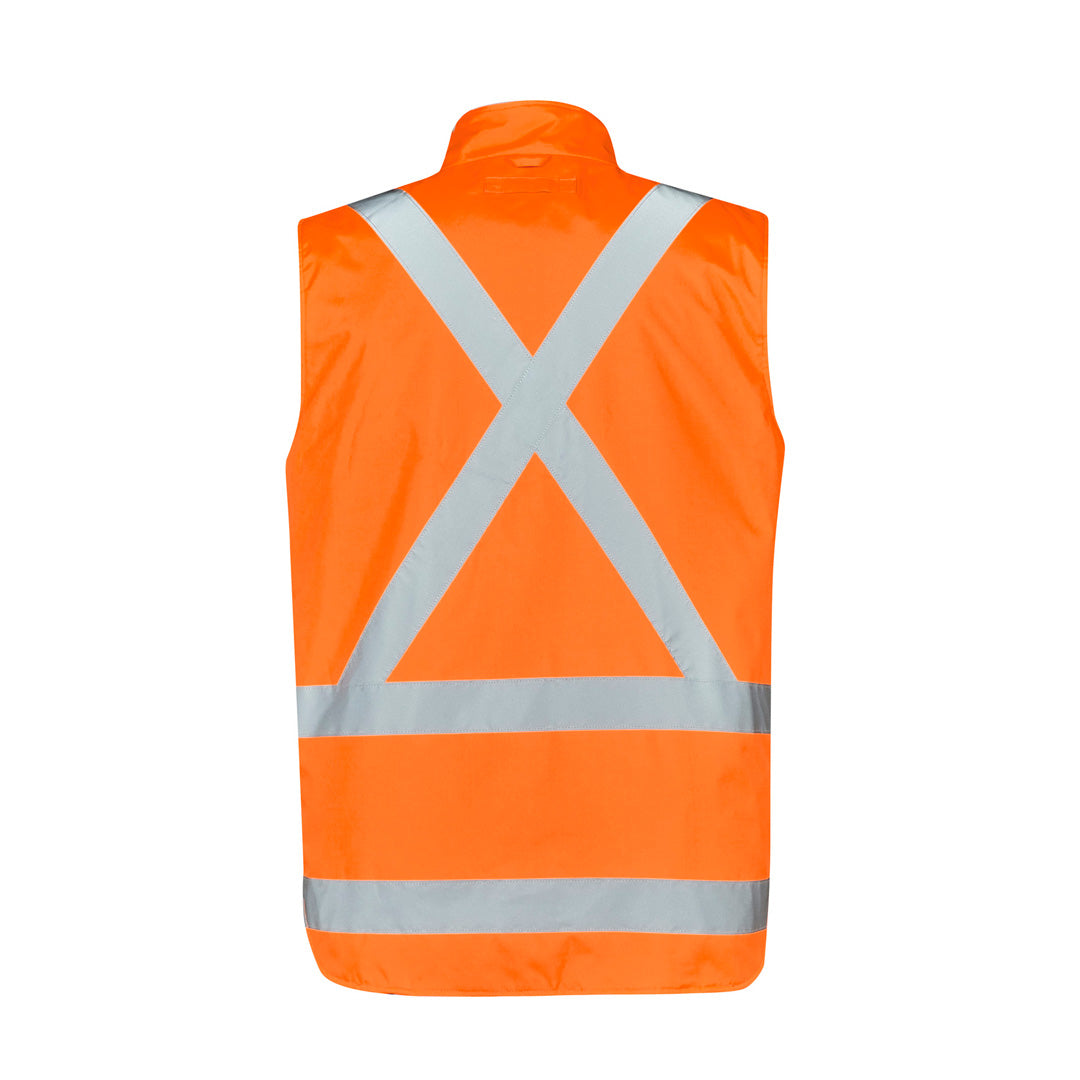 House of Uniforms The Hi Vis X Back Taped 4 in 1 Jacket | Unisex Syzmik