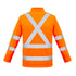 House of Uniforms The Hi Vis X Back Taped 2 in 1 Jacket | Unisex Syzmik