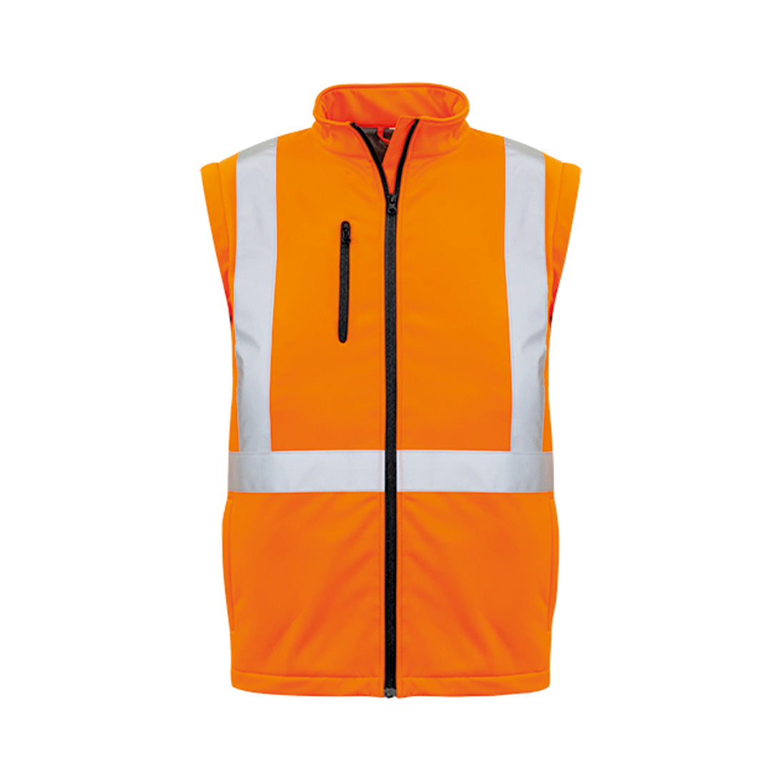 House of Uniforms The Hi Vis X Back Taped 2 in 1 Jacket | Unisex Syzmik