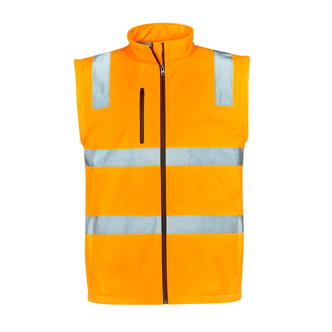 House of Uniforms The Hi Vis Vic Rail 2 in 1 Softshell Jacket | Unisex Syzmik