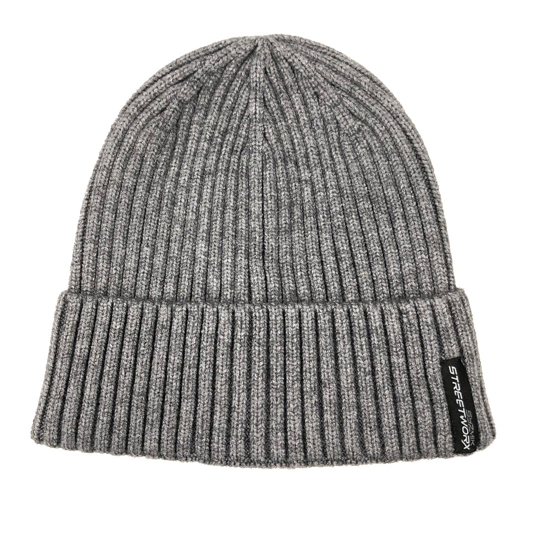House of Uniforms The Streetworx Beanie Streetworx Grey
