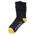 House of Uniforms The Bamboo Work Sock | Mens | 3 Pack Syzmik Black/Yellow