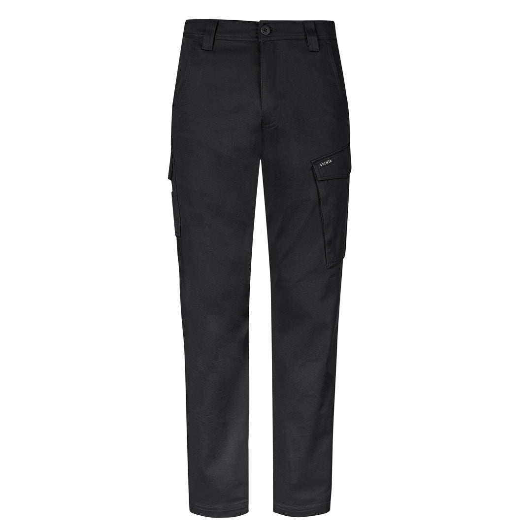 House of Uniforms The Essential Stretch Cargo Pant | Mens Syzmik Black