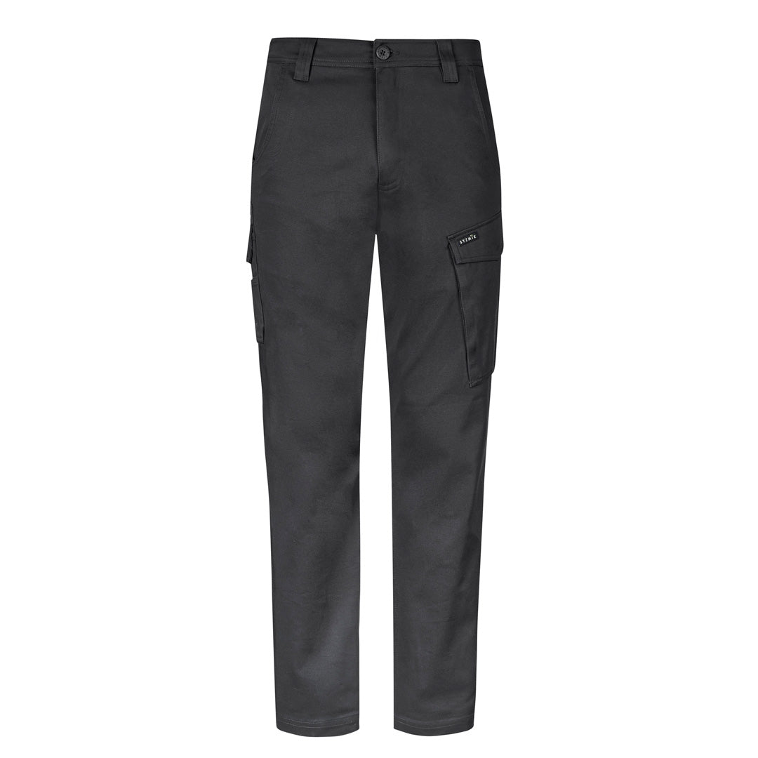 House of Uniforms The Essential Stretch Cargo Pant | Mens Syzmik Charcoal