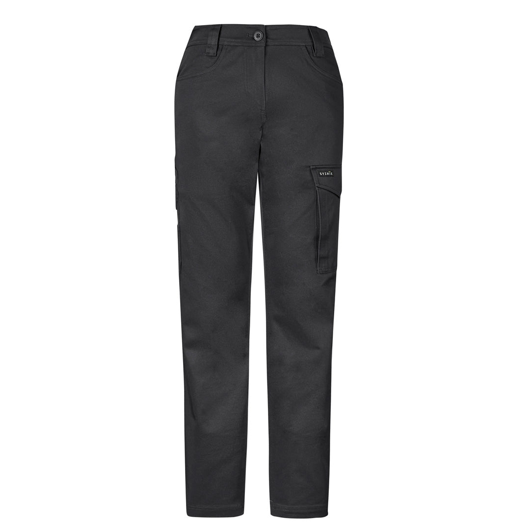 House of Uniforms The Essential Stretch Cargo Pant | Ladies Syzmik Charcoal