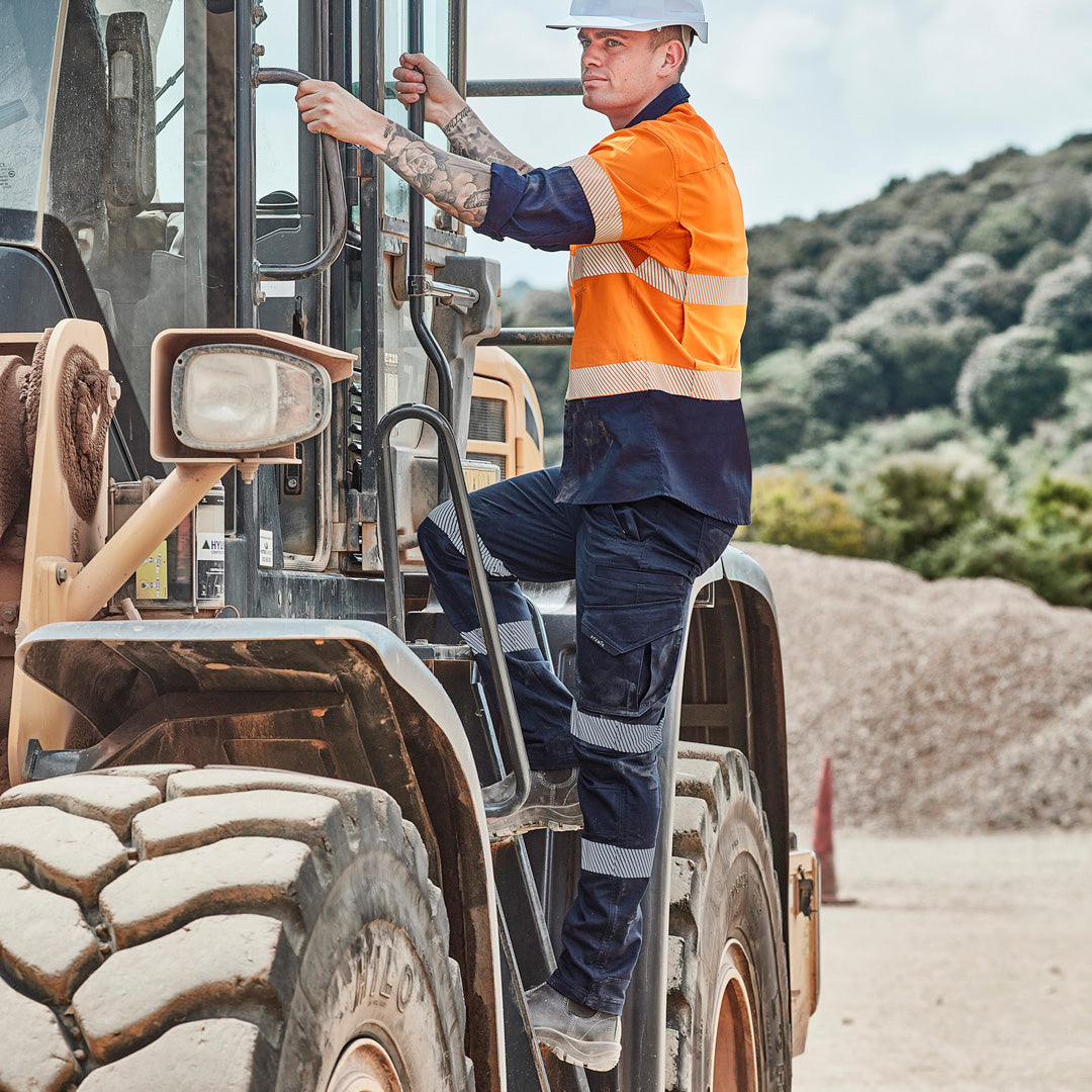 House of Uniforms The Rugged Cooling Taped Stretch Pant | Mens Syzmik