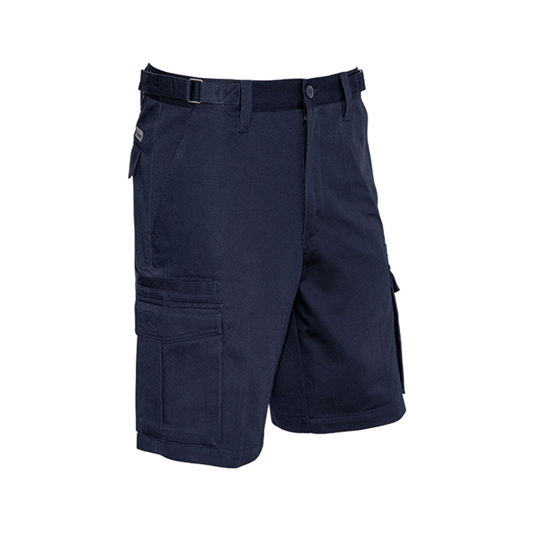 House of Uniforms The Basic Cargo Short | Mens Syzmik Navy