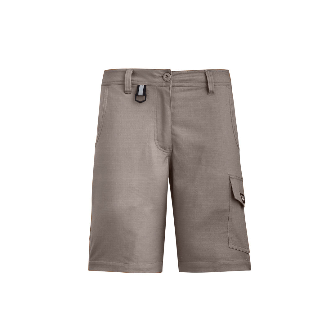 House of Uniforms The Crystal Short | Ladies Syzmik Khaki