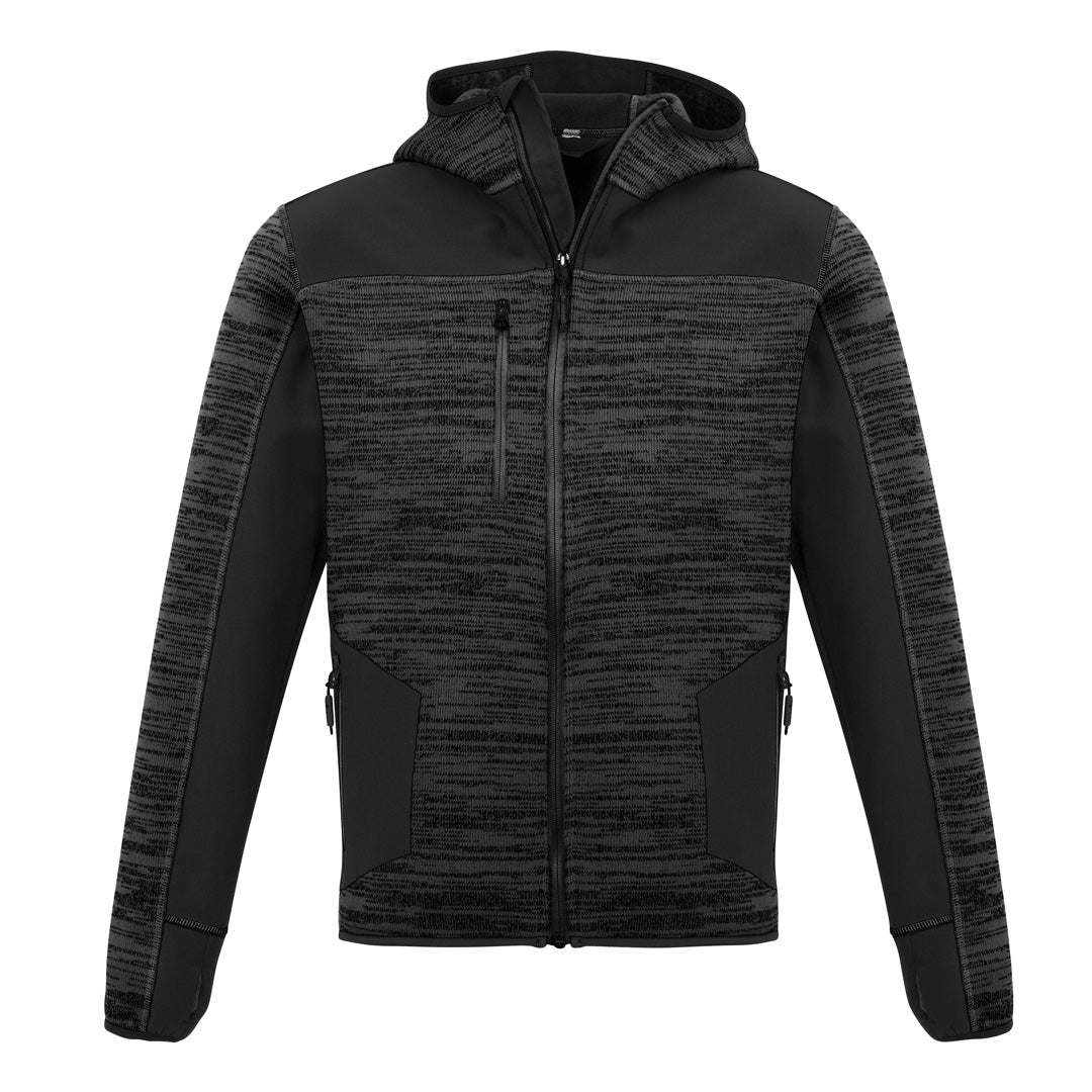 House of Uniforms The David Hoodie | Mens | Zip Through Streetworx Gunmetal