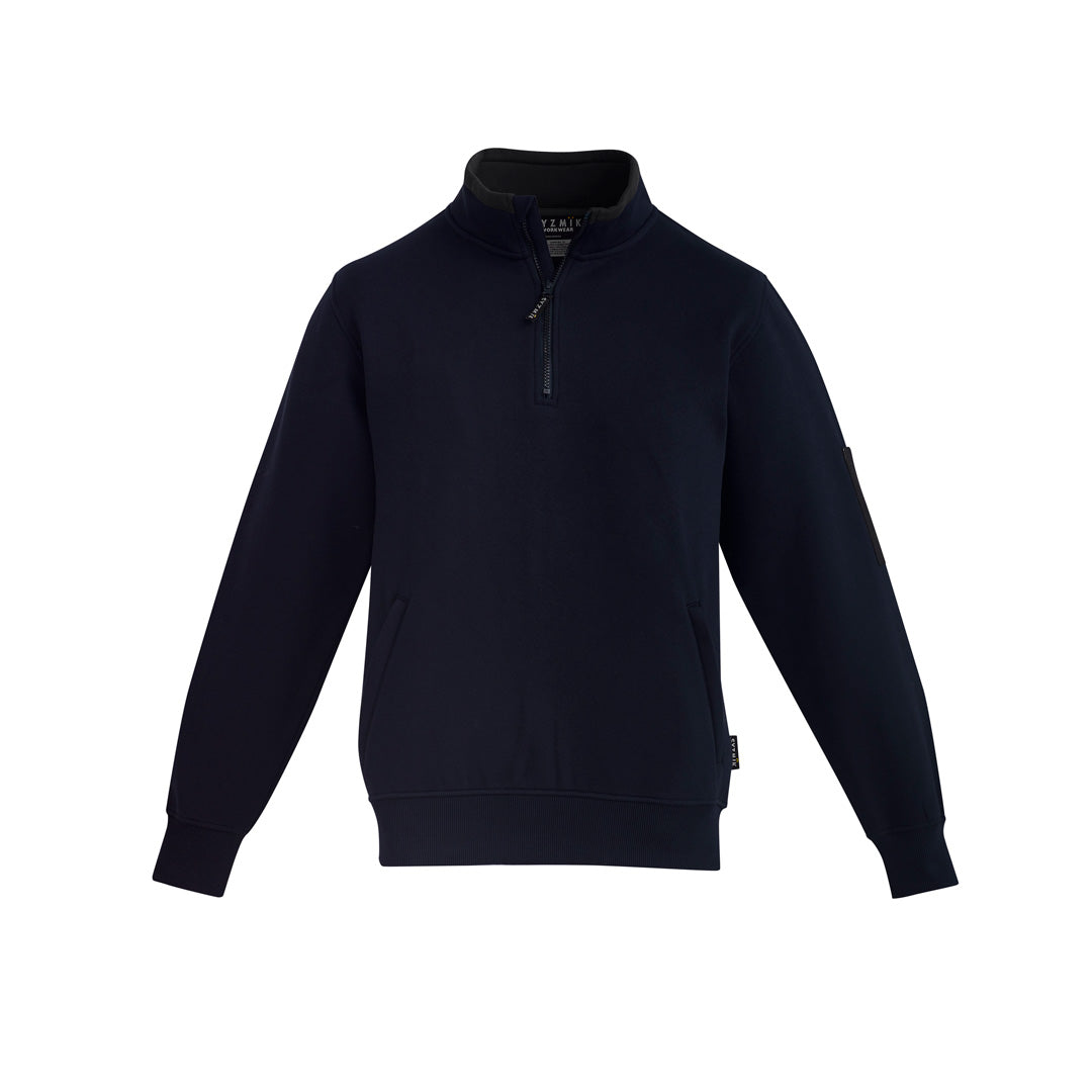 House of Uniforms The Glen Jumper | Mens Syzmik Navy/Charcoal