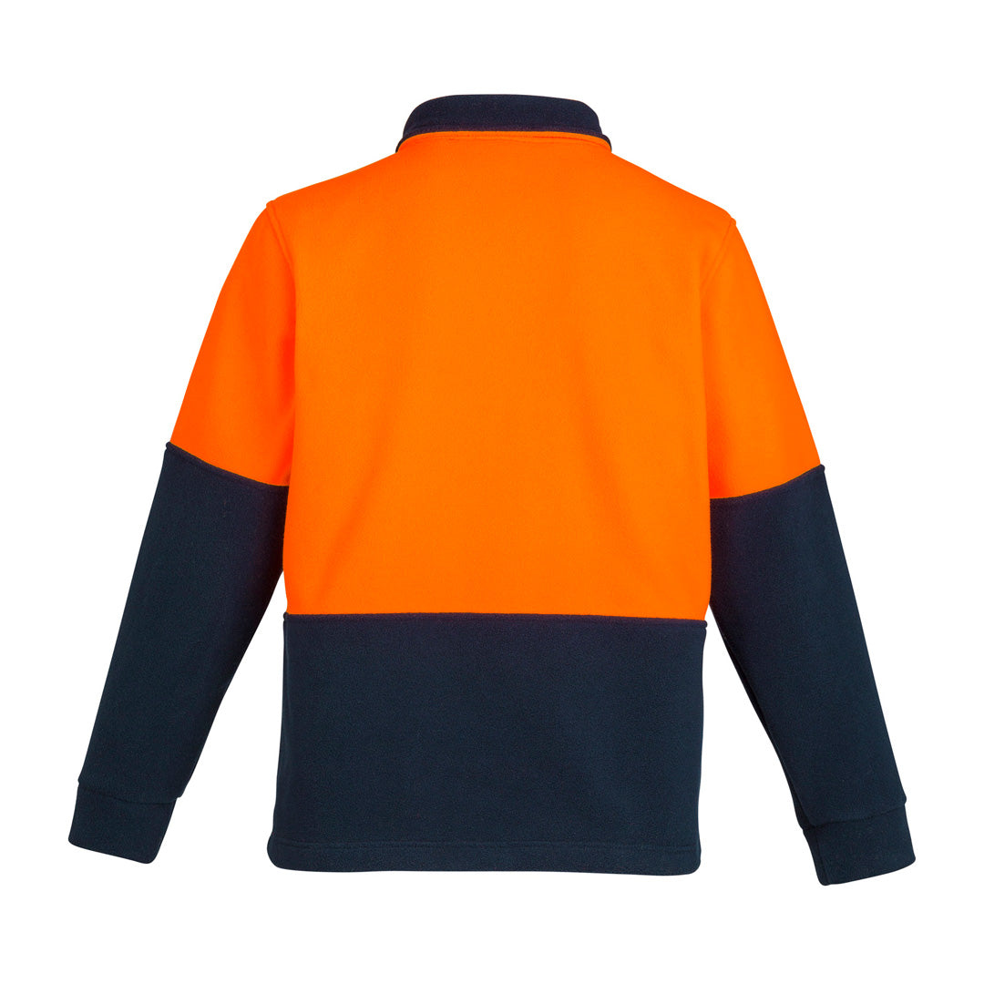 House of Uniforms The Hi Vis Half Zip Fleece Jumper | Unisex Syzmik