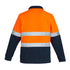 House of Uniforms The Hi Vis Hooped Tape Polar Fleece Jumper | Mens Syzmik
