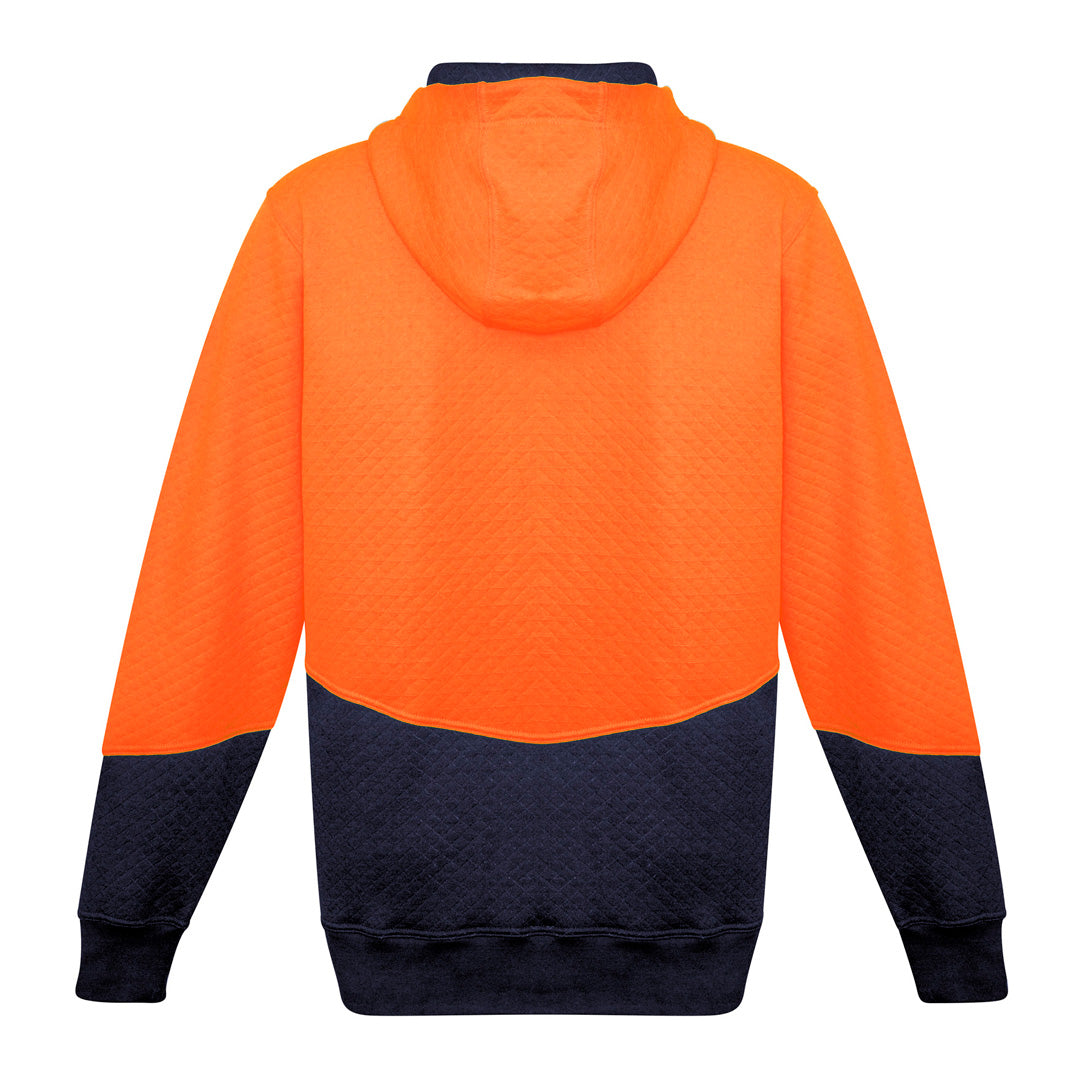 House of Uniforms The Hi Vis Textured Jacquard Hoodie | Pullover | Unisex Syzmik