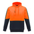 House of Uniforms The Grant Hoodie | Mens | Pullover Syzmik Orange/Navy