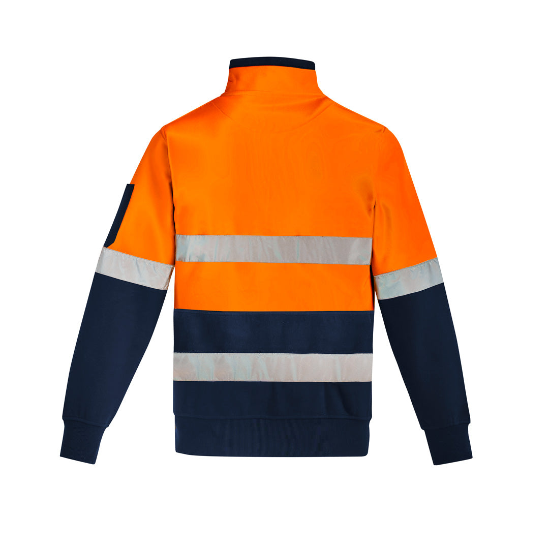 House of Uniforms The Justin Jumper | Mens | 1/4 Zip Taped Syzmik