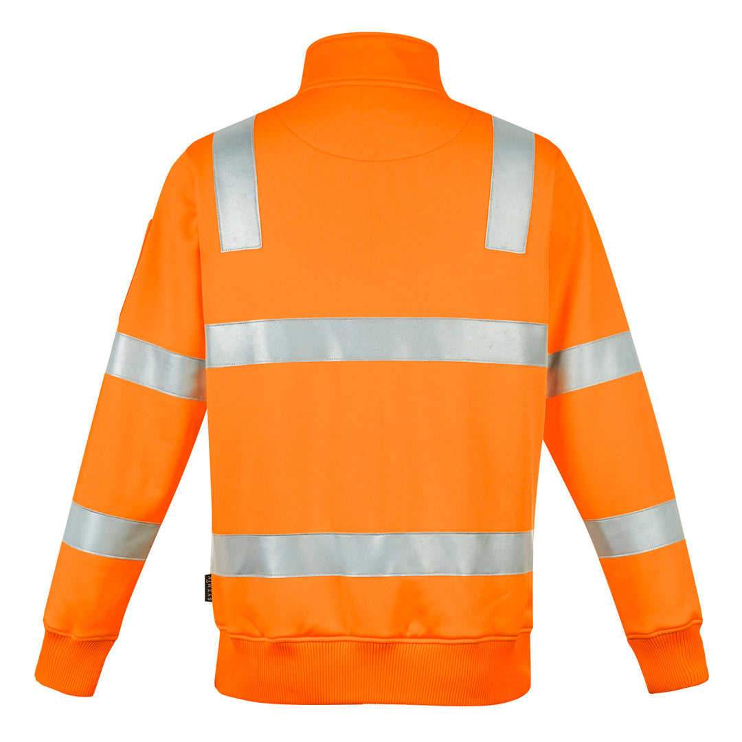 House of Uniforms The Hi Vis Vic Rail 1/4 Zip Jumper | Unisex Syzmik