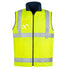 House of Uniforms The Hi Vis Lightweight Fleece Lined Vest | Mens Syzmik Yellow