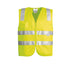House of Uniforms The Tim Vest | Mens | Zip Syzmik Yellow
