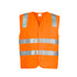 House of Uniforms The Mason Vest | Mens | Velcro Syzmik Orange