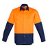 House of Uniforms The Matt Shirt | Mens | Long Sleeve Syzmik Orange/Navy
