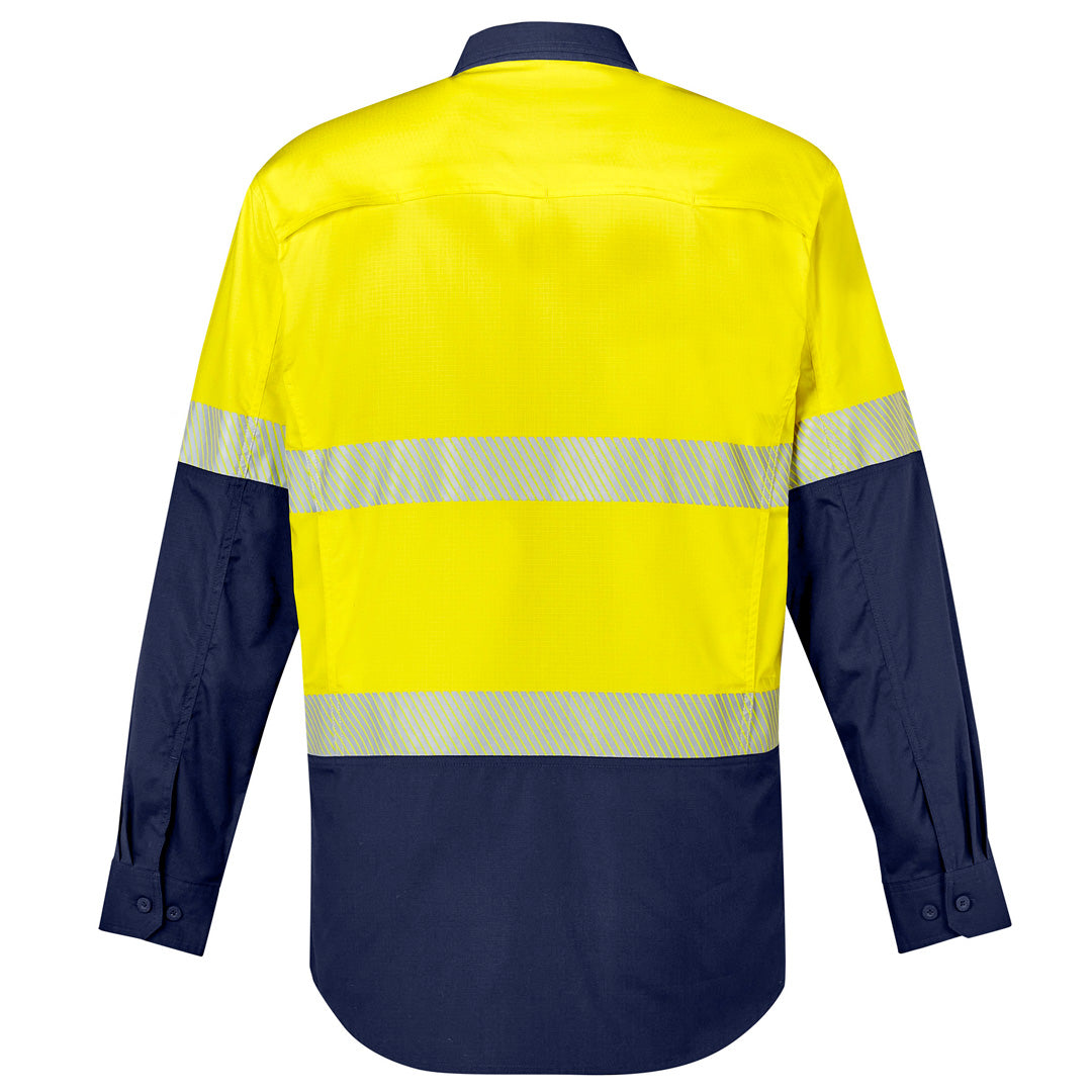 House of Uniforms The Rugged Segmented Shirt | Mens | Long Sleeve Syzmik