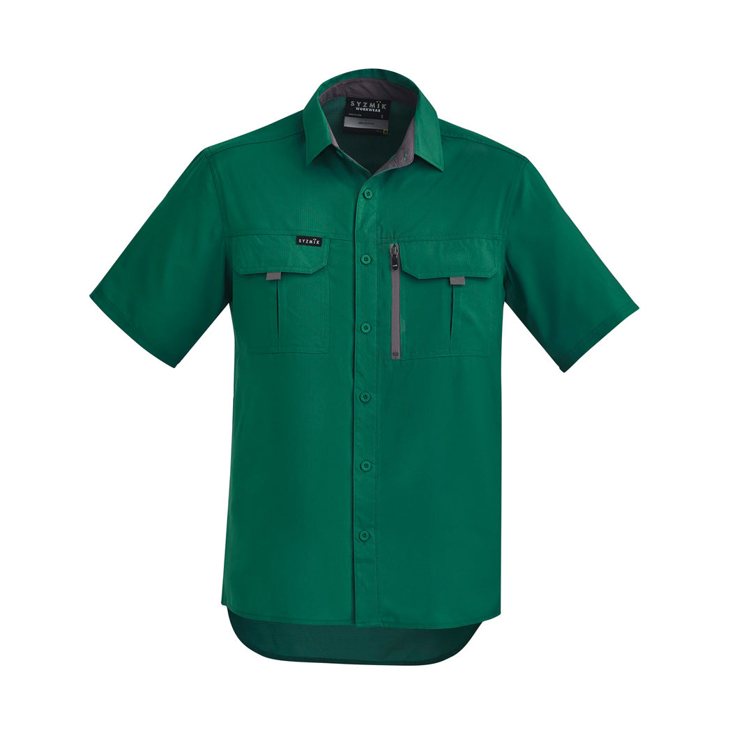 House of Uniforms The Outdoor Shirt | Unisex | Short Sleeve Syzmik Green