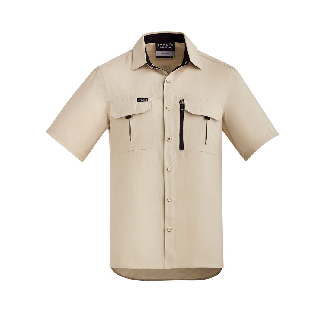 House of Uniforms The Outdoor Shirt | Unisex | Short Sleeve Syzmik Sand
