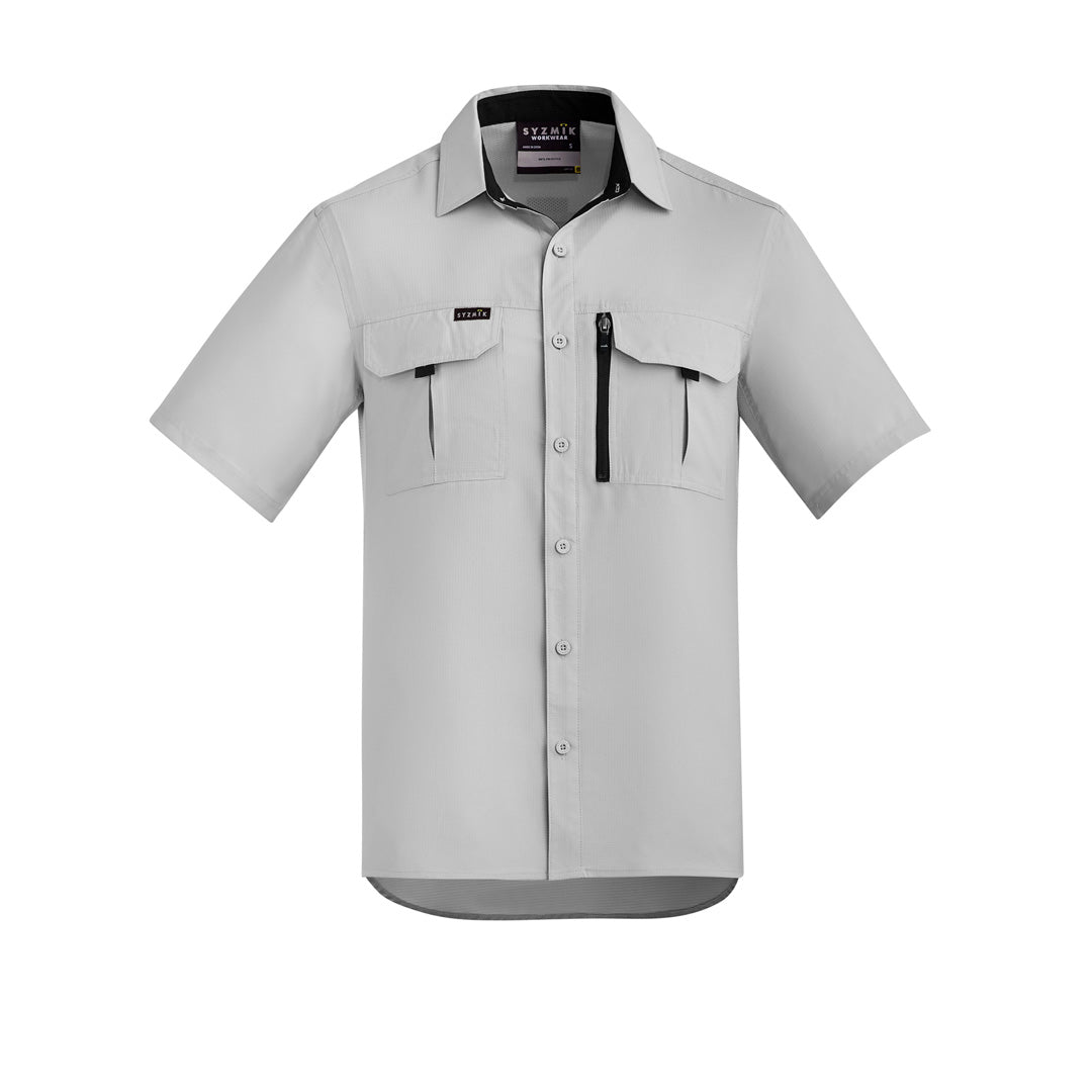 House of Uniforms The Outdoor Shirt | Unisex | Short Sleeve Syzmik Stone