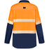 House of Uniforms The Segmented Hi Vis Outdoor Shirt | Unisex | Long Sleeve Syzmik