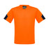 House of Uniforms The Hi Vis Squad Tee | Mens Syzmik Orange/Navy