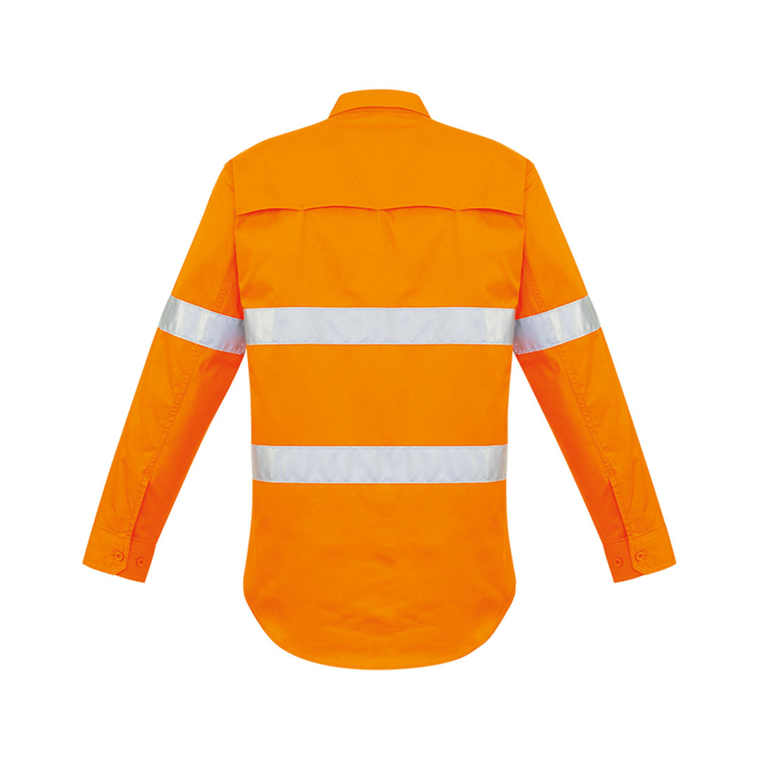 House of Uniforms The Hi Vis Hoop Tape Shirt | Adults | Long Sleeve Syzmik