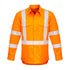 House of Uniforms The Rob Shirt | Mens | Long Sleeve Syzmik Orange